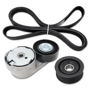 Drive Belt Tensioner and Idler Pulley Belt Kit Fit for Dodge Avenger Grand Ca... - Picture 1 of 7