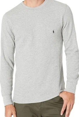 MEN’S POLO RALPH LAUREN WAFFLE-KNIT COTTON LONG-SLEEVE TEE SIZE XL PREPPY - Image 1 of 4