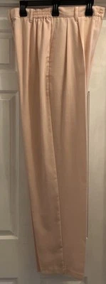 Sag Harbor Women’s Peach Pleated Elastic Waist Trouser Size 16 Career  Business - Изображение 1 из 4