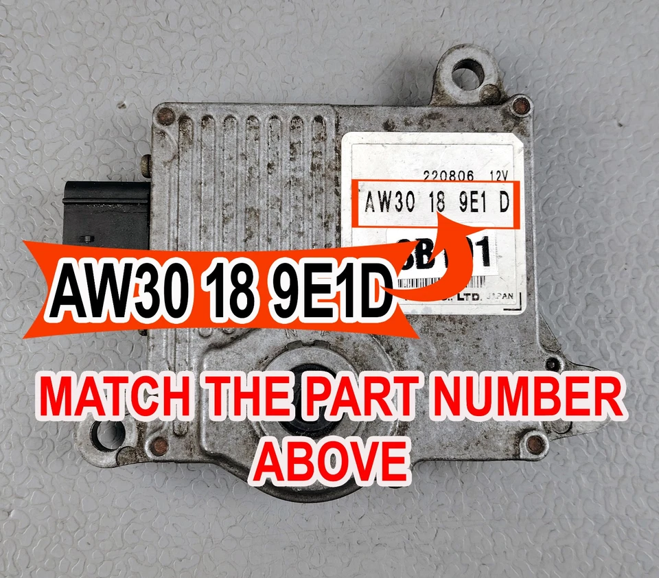 AW30 18 9E1D MAZDA CX-7 2007 2009 TRANSMISSOIN CONTROL MODULE UNIT TCM TCU - Image 1 of 4