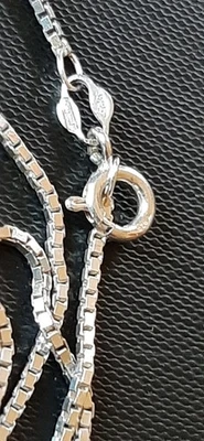 COLLANA ARGENTO 925 MAGLIA VENEZIANA  UNISEX VINTAGE CM 49 Bella Maniffatura!!! - Immagine 1 di 4