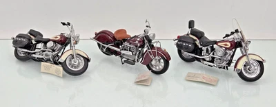 1942 Indian Motorcycle 442 Franklin 1:10 Die Cast Heritage Softail Harley David - Image 1 of 4