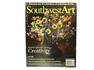 Apr 2003 Southwest Art Magazine Randall Lake Creativity Bill Schenck Route 66USA - Bild 1 von 1