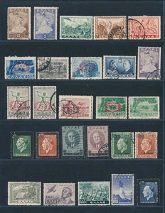D465393 Greece Nice selection of VFU Used stamps - Picture 1 of 2