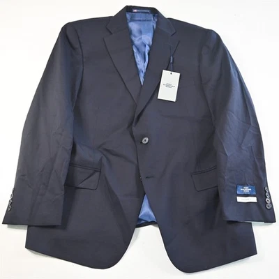Blazer Traje Chaqueta Abrigo Deportivo Hart Shaffner Marx 39R 40R Lana Azul Marino Chicago EE. UU. Foto 1 de 4