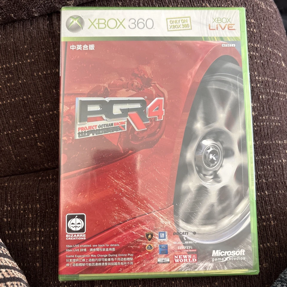 Project Gotham Racing 4 2007 Japan Xbox 360 Video Game NTSC-J  Sealed - Image 1 of 4