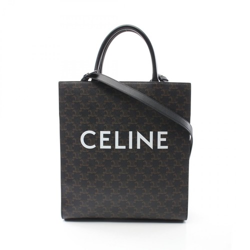 Borsa media Celine Triomphe in pelle pvc usata