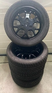 BRABUS-Monoblock  Felgen Radsatz Smart 450 451 schwarz....Topzustand... - Bild 1 von 8