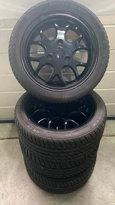 BRABUS-Monoblock  Felgen Radsatz Smart 450 451 schwarz....Topzustand... - Bild 1 von 4