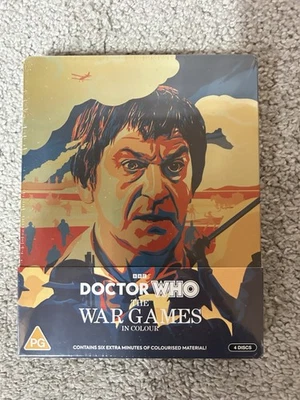 Doctor Who: The War Games in Colour Steelbook Limited Edition [PG] Blu-ray NEW - Image 1 of 2
