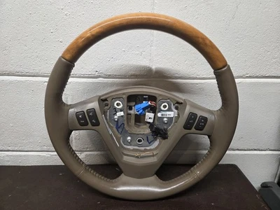 2006 Cadillac STS Steering Wheel Leather And Wood Tan - Image 1 of 4