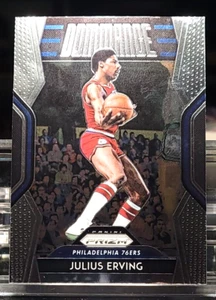 JULIUS ERVING 2018-19 Prizm #17 Dominance NBA Philadelphia 76ers Basketball - Picture 1 of 2