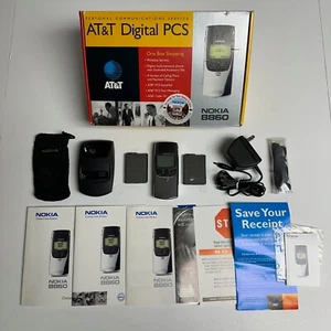 PC numérique vintage Nokia 8860 chrome AT&T 1999 rare collection NSW-6NX - Photo 1 sur 19