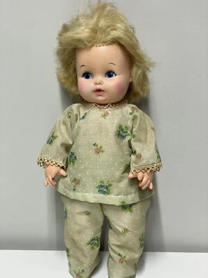 MUÑECA BEBÉ SOFTINA EEGEE 1971 DE COLECCIÓN 14" BEBIDA Y MOJADO NO.10 SF PE látex vinilo suave Foto 1 de 4