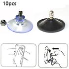 Clear Plastic Suction Cups with Large Pads and M6 Nut Thumb Screws Pack of 10