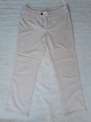 Pantalón de Pana Burberry London Mujer 12 Miel 36 pulgadas Elastizado Hecho en España EU 48 Foto 1 de 4