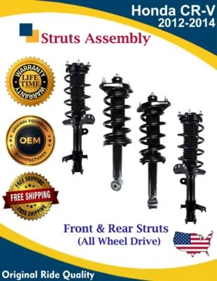 High Quality OE Front & Rear Struts For 2012-2014 Honda CRV 4x4 Lifetime Warran - Image 1 of 4
