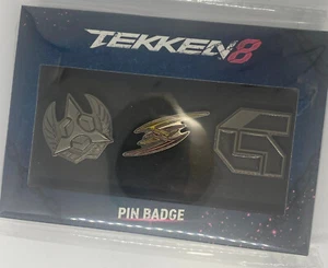 Tekken 8 bonus Japanese version Japan Bonus Emblem Pin Badge set VERY RARE - Picture 1 of 2