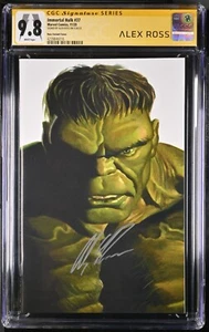 Immortal Hulk #37 Timeless "Virgin" CGC 9.8 SS SIGNED ALEX ROSS Custom Label - Picture 1 of 6