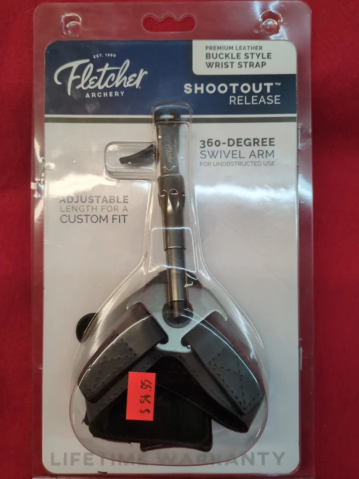 Trophy Ridge ShootOut Black Wrist Strap Release AFL1151C - Image 1 of 4