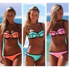 Bikini Top Push Up Padded for Petite Ladies &Teenagers 3 Sets in 3 Colors Size M
