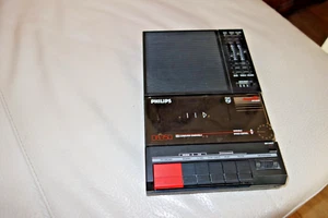 Vintage Philips D6350 Portable Cassette Recorder - Picture 1 of 18