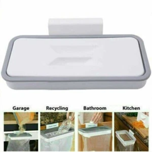 Door Hanging Attach-A-Trash Removable Kitchen Cupboard Rubbish Bag Holder - Picture 1 of 10