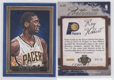 2013-14 Panini Court Kings Portraits Blue Framed /75 Roy Hibbert #57