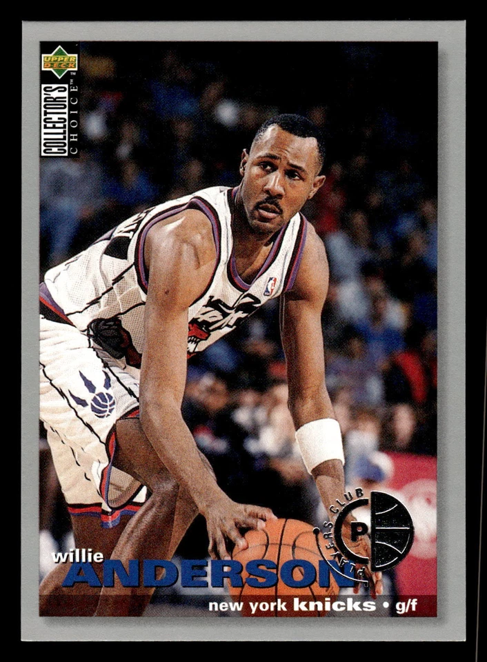 1995-96 Collector's Choice #T21 Willie Anderson 1995-1996 Debut Player's Club - Image 1 of 2