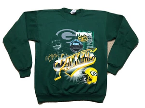 Vintage Green Bay Packers & Hank Williams Jr L Sweatshirt 25th Anniversary MNF - Bild 1 von 5