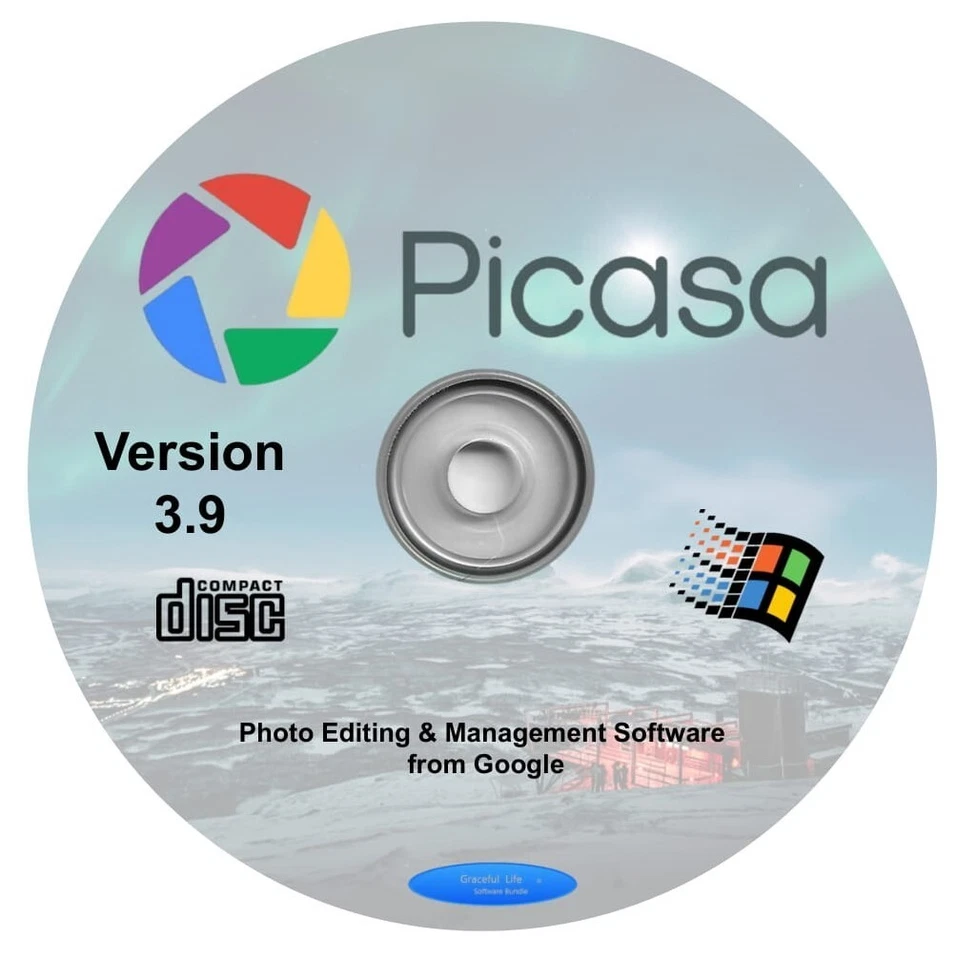 Picasa 3.9 Photo Editing & Management Software for Windows Picture Album Manager