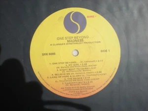 MADNESS lp One Step Beyond  1979 SIRE SRK-6085 Original Vinyl Excellent - Picture 1 of 2