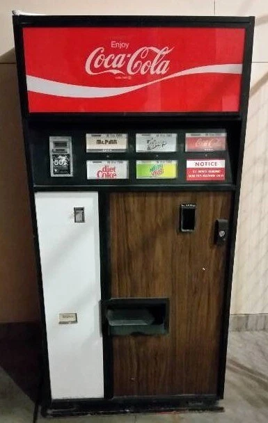 DIXIE NARCO, VENDO, ROYAL VENDORS, USI & FSI (10) "VINTAGE" SODA VENDING MACHINE 12oz "CAN" Vend Labels (Flavor Strip) -Coke