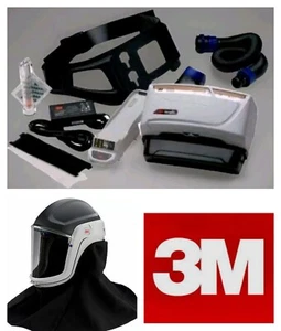 🆕 3M Versaflo M-407 Helmet Flame Resistant PAPR + TR-602 Respirator Full Kit - Picture 1 of 9
