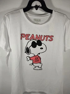 Peanuts Snoopy Joe cooles Damen Gr. XXL Grafik T-Shirt weiß Neu mit Etikett - Bild 1 von 8