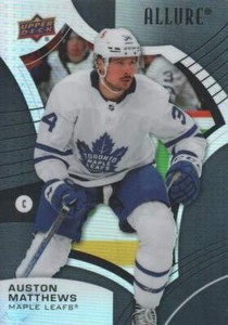 2021-22 Upper Deck Allure Hockey Black Rainbow #1 Auston Matthews