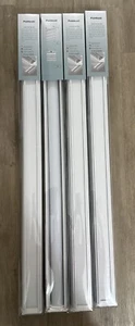 Cordless Zebra Roller Shades, Dual Fabric Layers - White, 40"W X 72"H - Picture 1 of 7