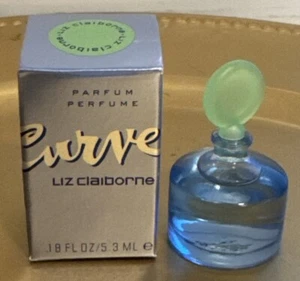 Curve for Women Perfume Parfum Vtg 1990s Liz Claiborne .18 oz Mini 3ml New - Picture 1 of 4