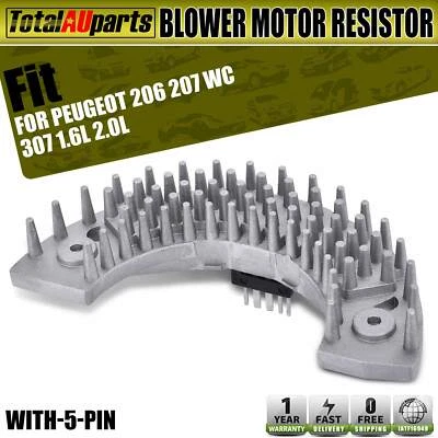 Heater Blower Motor Fan Resistor for Peugeot 206 2A/C 207 WA 307 3B 3E 3H 2.0L - image 1 of 4