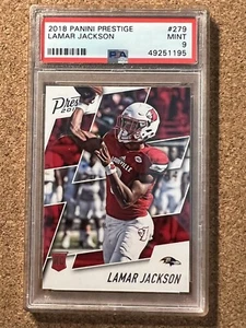 2018 Panini Prestige Lamar Jackson RC H.G.A. 9 Mint Grade - Picture 1 of 3