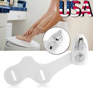 Water Spray Non-Electric Mechanical Bidet Toilet Seat Attachment Bathroom - Picture 1 of 11