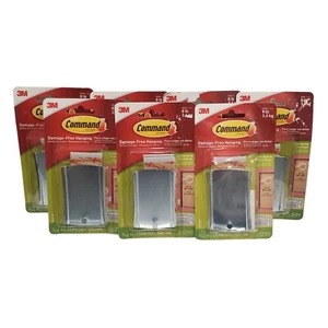 7 New Command Brand Universal Picture Jumbo 8lb Hanger w/Stabilizer Strips Lot - Picture 1 of 3