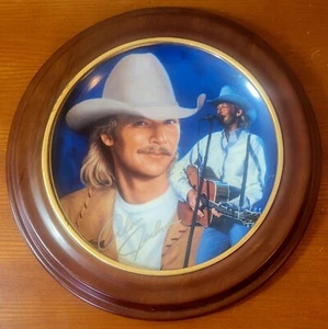 Framed Alan Jackson "Everything I Love" Collectors Plate Bradford # 1345D - Picture 1 of 5