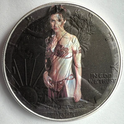 Star Wars Princess Leia - American Silver Eagle 1oz. .999 Silver Dollar Coin - Image 1 of 4