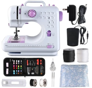 Portable Sewing Machine Crafting Mending 12 Built-In Stitches w/ Needle +Thread - Picture 1 of 7