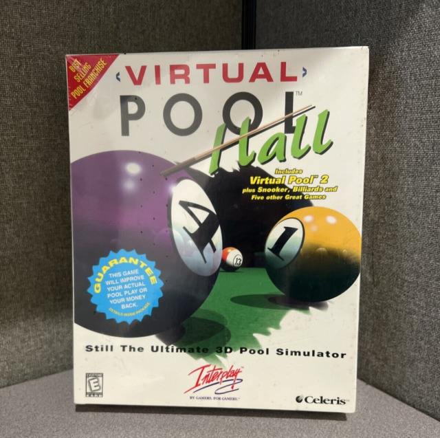 95 BIG BOX PC Game Virtual Pool 2 The Ultimate Pool Simulator PC CD-Rom  Windows