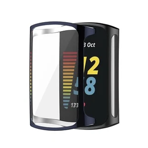 For Fitbit Charge 5 Watch Case Screen Protector TPU protective cover - Photo 1 sur 11