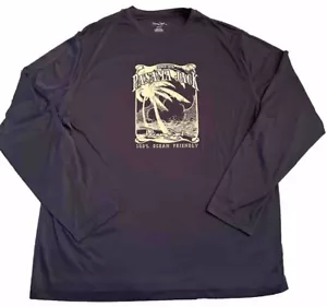 T-shirt uomo Panama Jack 2XL UPF 50+ manica lunga blu oceano - Foto 1 di 4