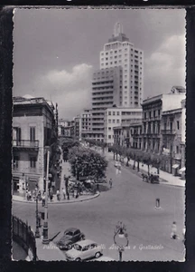 AK Palermo Via Pignatelli Aragon und Wolkenkratzer Bier Messina U443 - Bild 1 von 1