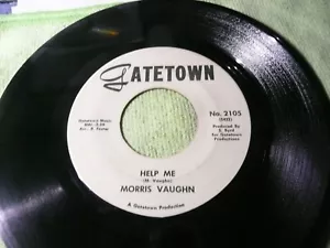record 45 rare Soul- MORRIS VAUGHN - "JUST ONE LOOK" SWEET SOUL 45 VG++ - Picture 1 of 5